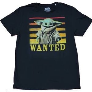 NWT Grogu The Mandalorian Wanted Shirt